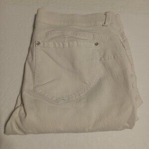 Democracy Women's AB Solution White Jeans B1176XAOW Size 14